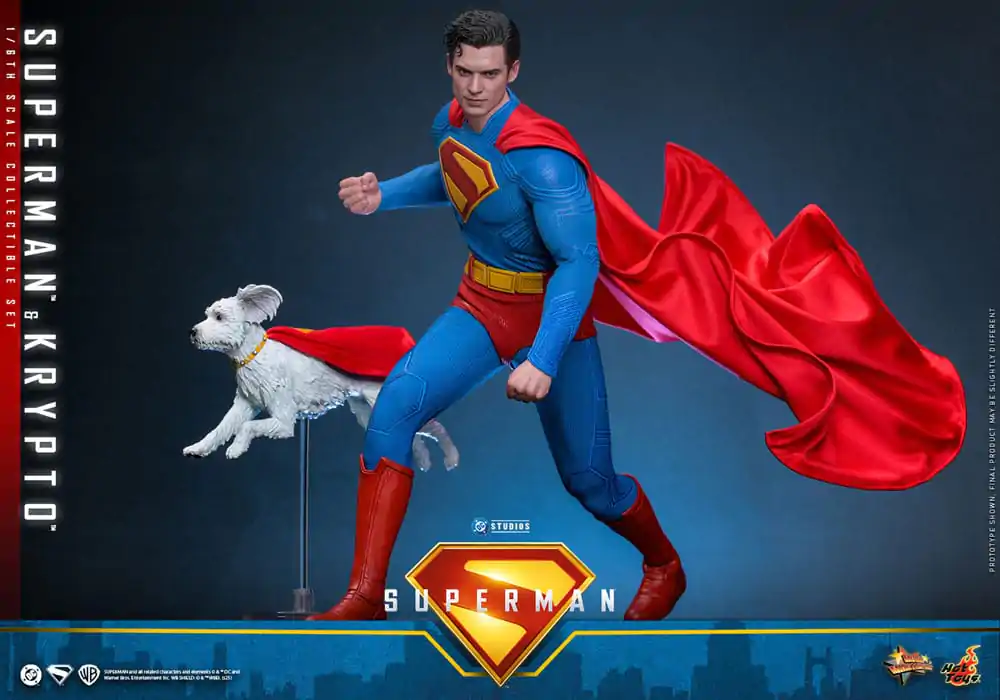 Figurka Akcji Movie Masterpiece Superman (2025) 1/6 Superman i Krypto 33 cm zdjęcie produktu
