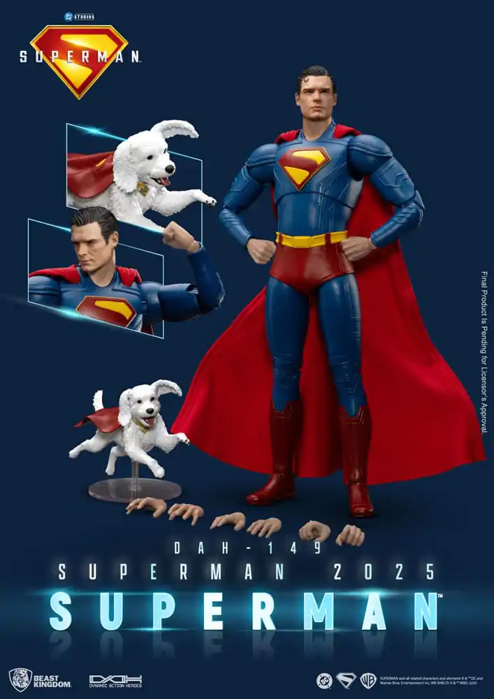 Superman (2025) Figurka Akcji Superman i Krypto 21 cm zdjęcie produktu