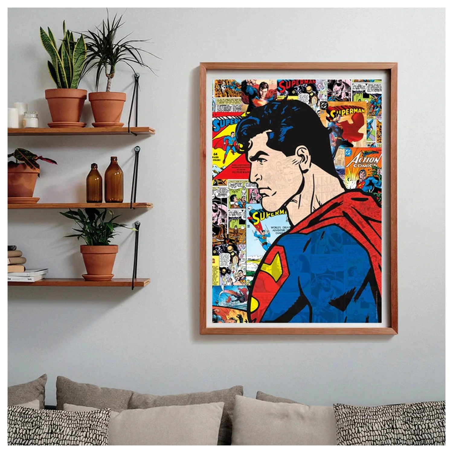 Superman Comic 1000-częściowe puzzle kompaktowe zdjęcie produktu