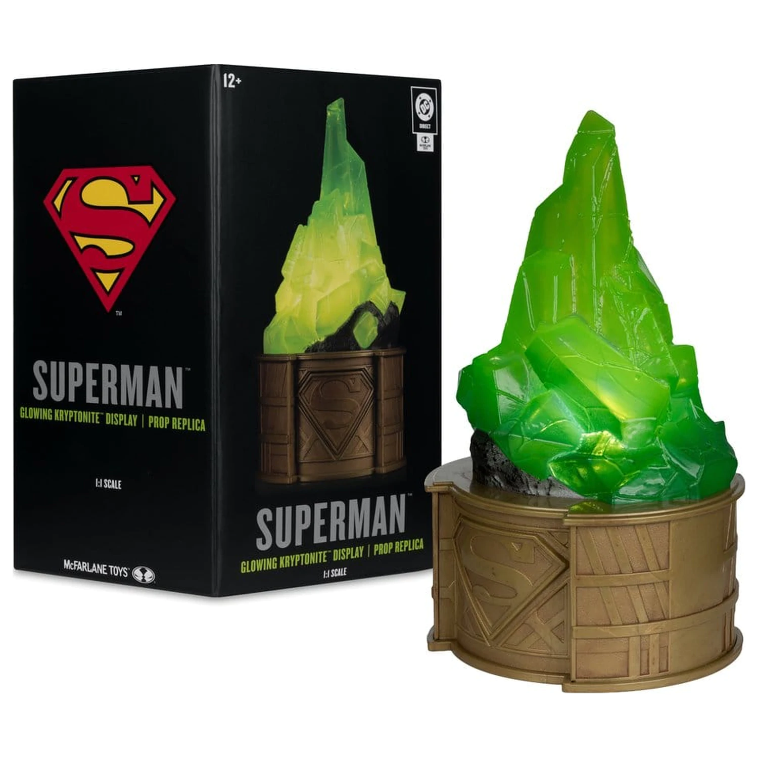 Superman DC Direct Replica 1/1 wyświetlacz Kryptonite (Gold Label) 18 cm zdjęcie produktu
