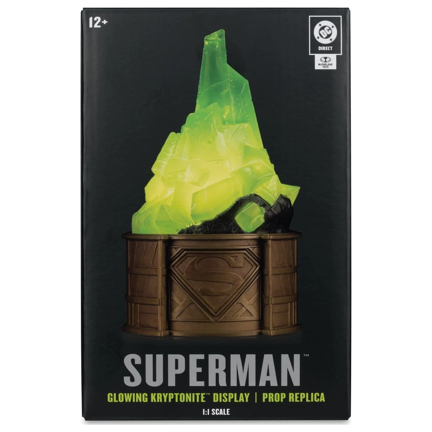 Superman DC Direct Replica 1/1 wyświetlacz Kryptonite (Gold Label) 18 cm zdjęcie produktu