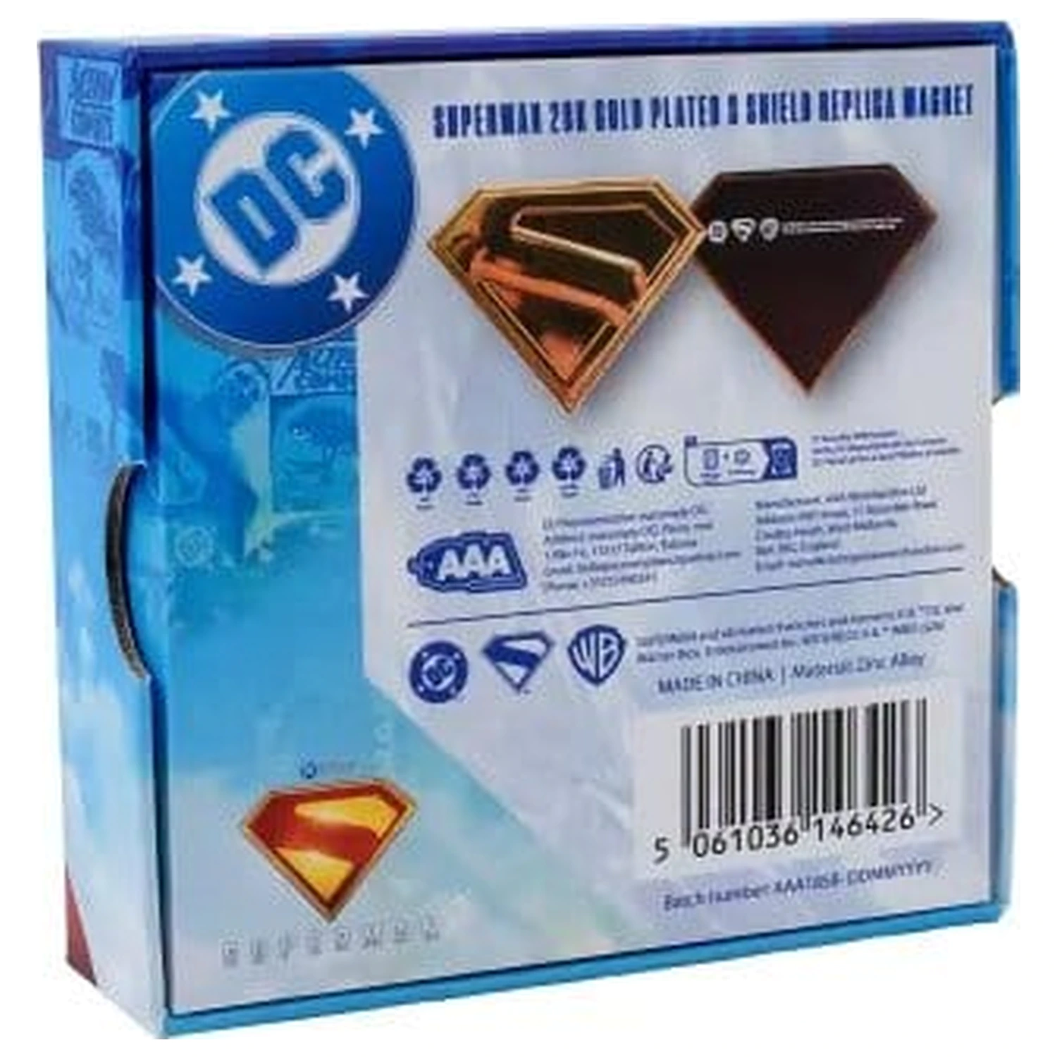 Superman Złota Tarcza Replika Magnes zdjęcie produktu