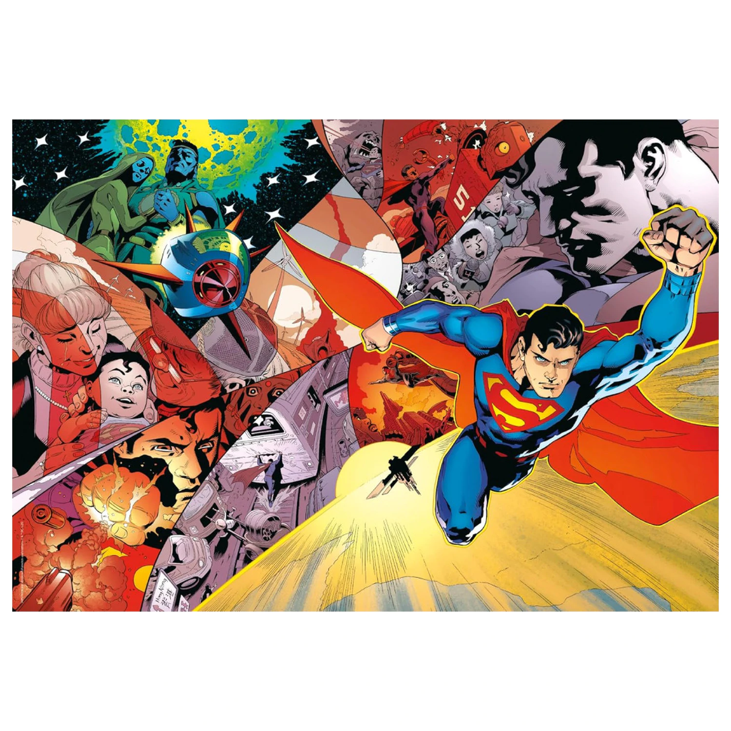 Superman Hope Rising 104-częściowe puzzle zdjęcie produktu