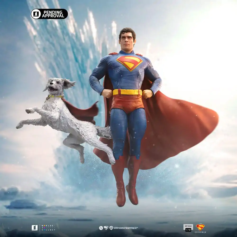 Superman Legacy Art Scale Statua 1/10 Superman & Krypto 32 cm zdjęcie produktu
