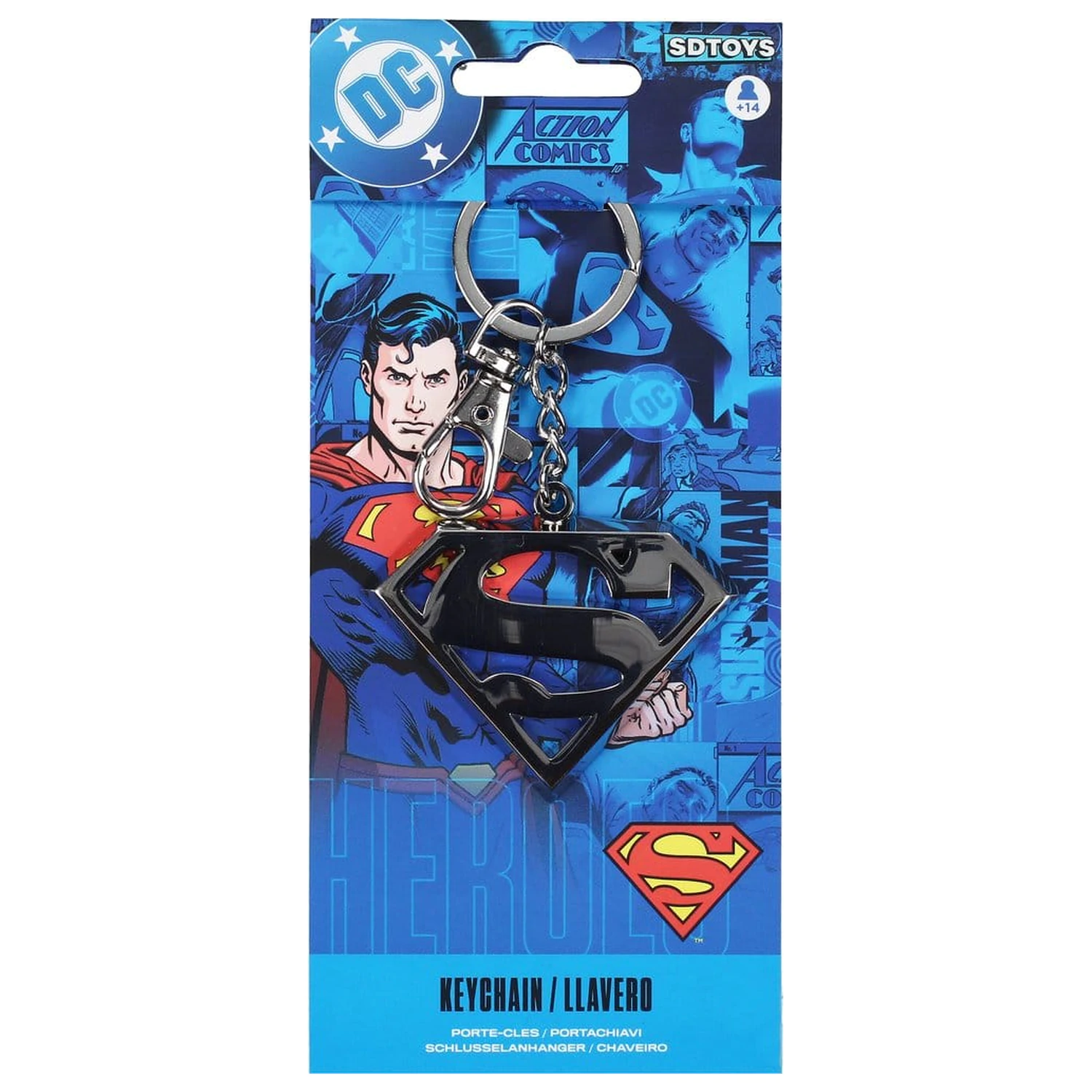 Superman metalowy brelok do kluczy zdjęcie produktu