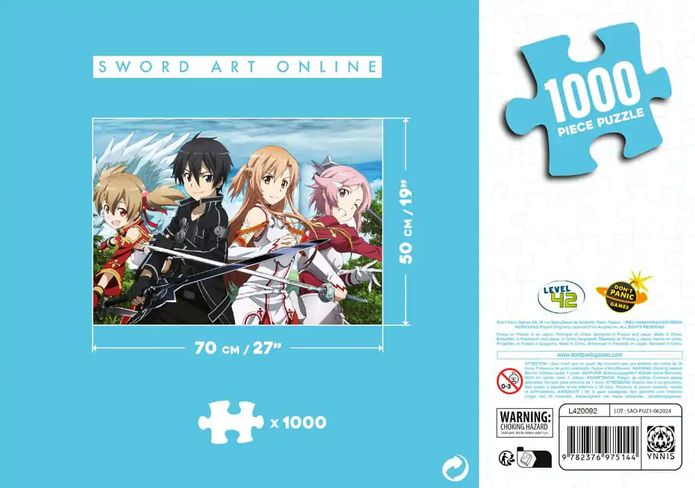 Sword Art Online Puzzle z bohaterami (1000 elementów) zdjęcie produktu