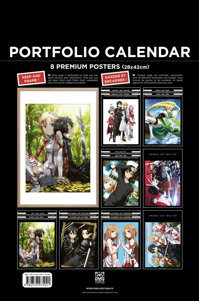 Sword Art Online Kalendar Portfolio 2025 *English Version* zdjęcie produktu