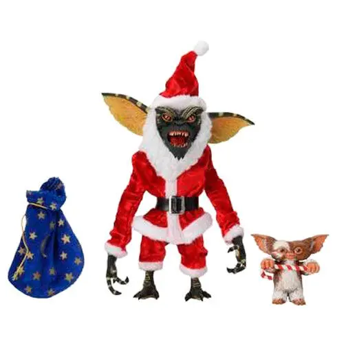 Gremliny Santa Stripe i Gizmo pakiet 2 figurki 18 cm zdjęcie produktu