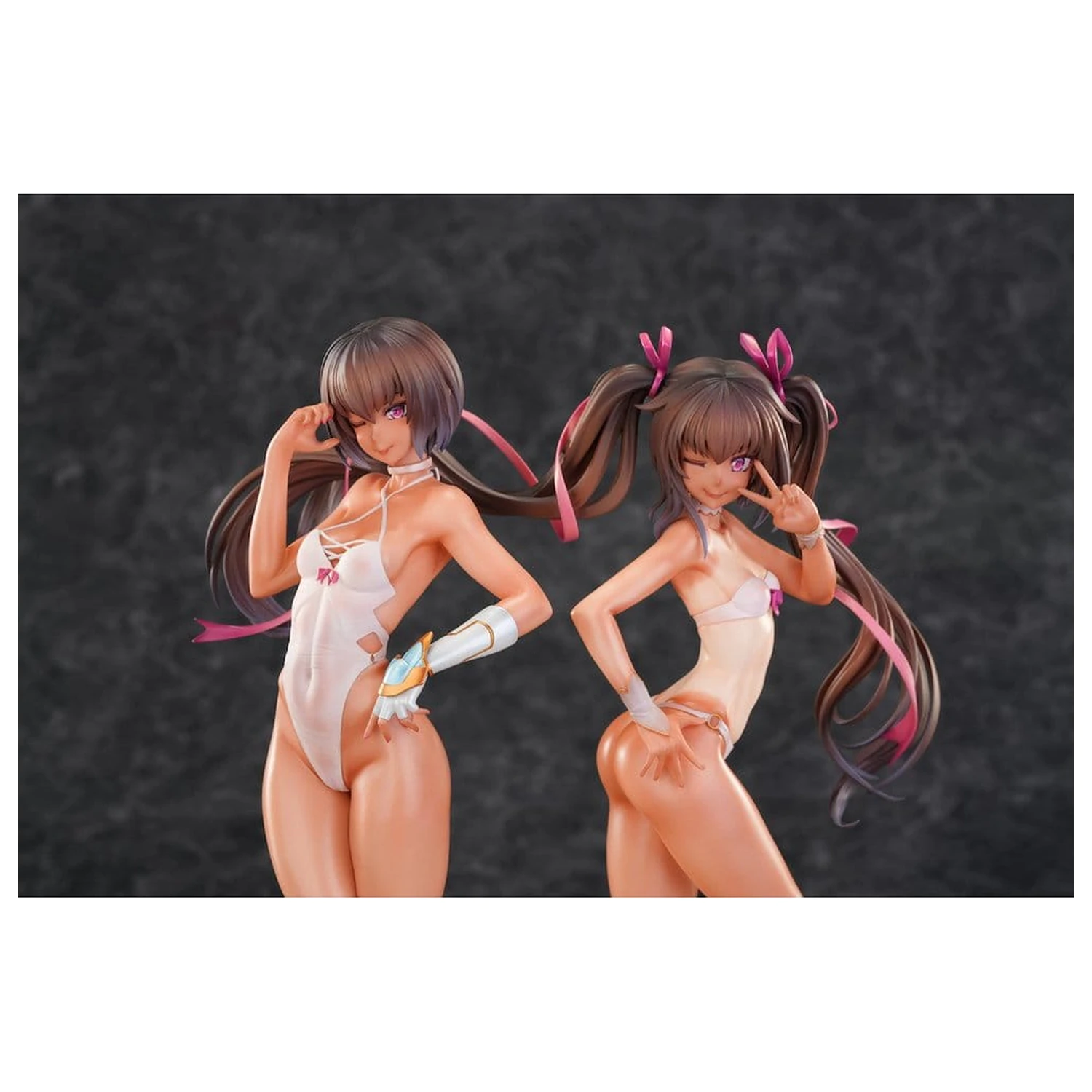 Figurki Taimanin PVC w skali 1/6 – dwupak kostiumów kąpielowych dla dorosłych: Yukikaze i Yukikaze Mizuki, 27 cm zdjęcie produktu