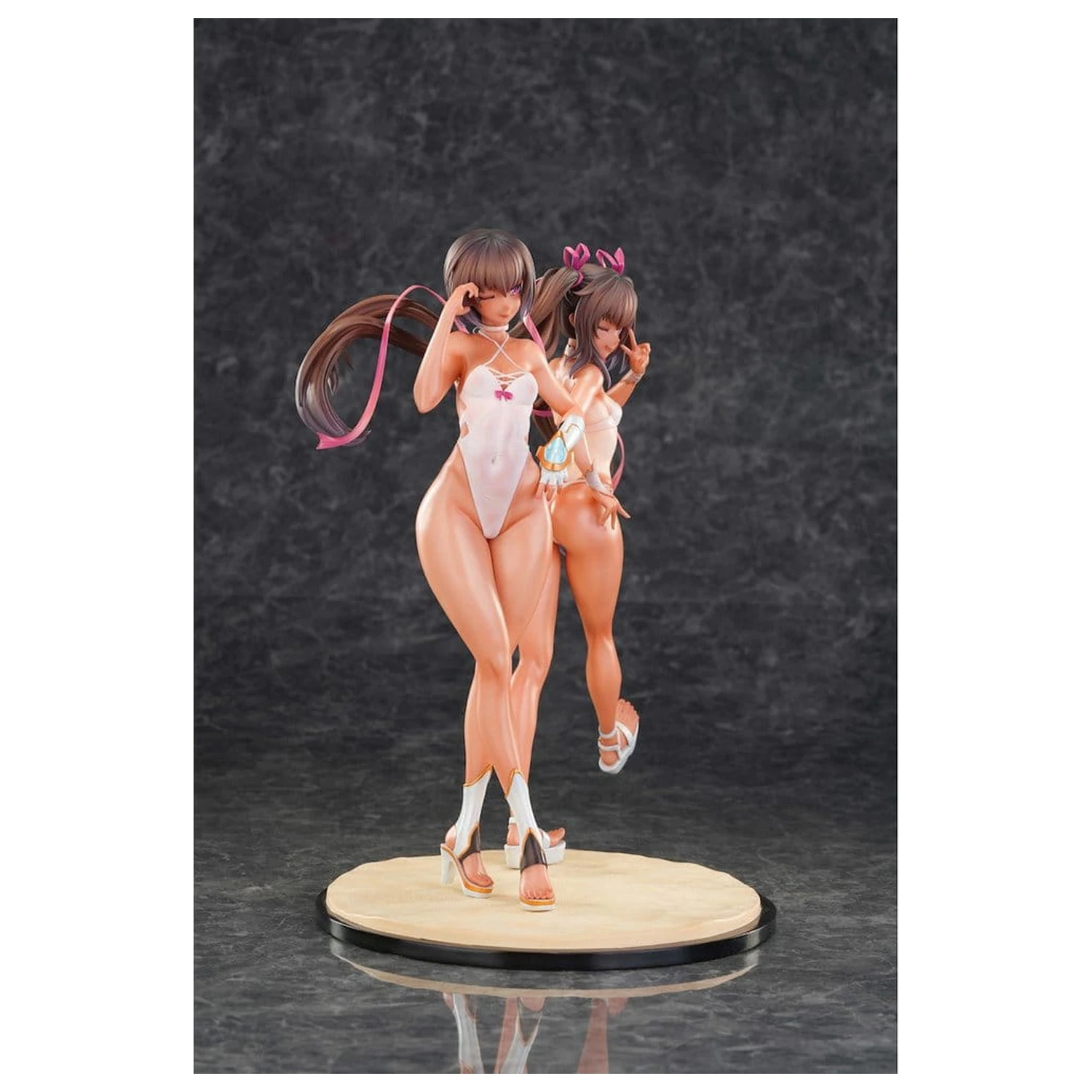 Figurki Taimanin PVC w skali 1/6 – dwupak kostiumów kąpielowych dla dorosłych: Yukikaze i Yukikaze Mizuki, 27 cm zdjęcie produktu