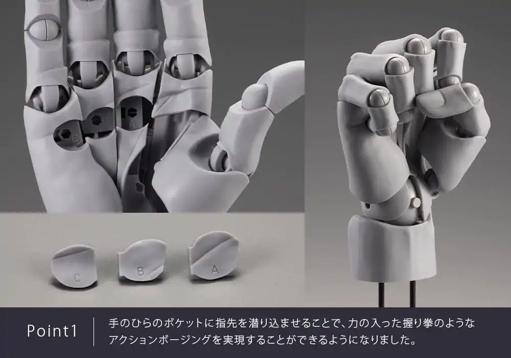 Takahiro Kagami PVC Artist Support Item Dłoń 1/1 Model Mężczyźni /L Biały 22 cm zdjęcie produktu