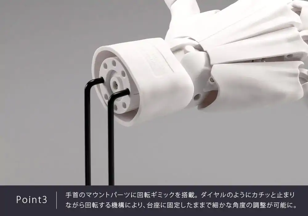 Takahiro Kagami PVC Artist Support Item Dłoń 1/1 Model Mężczyźni /L Biały 22 cm zdjęcie produktu