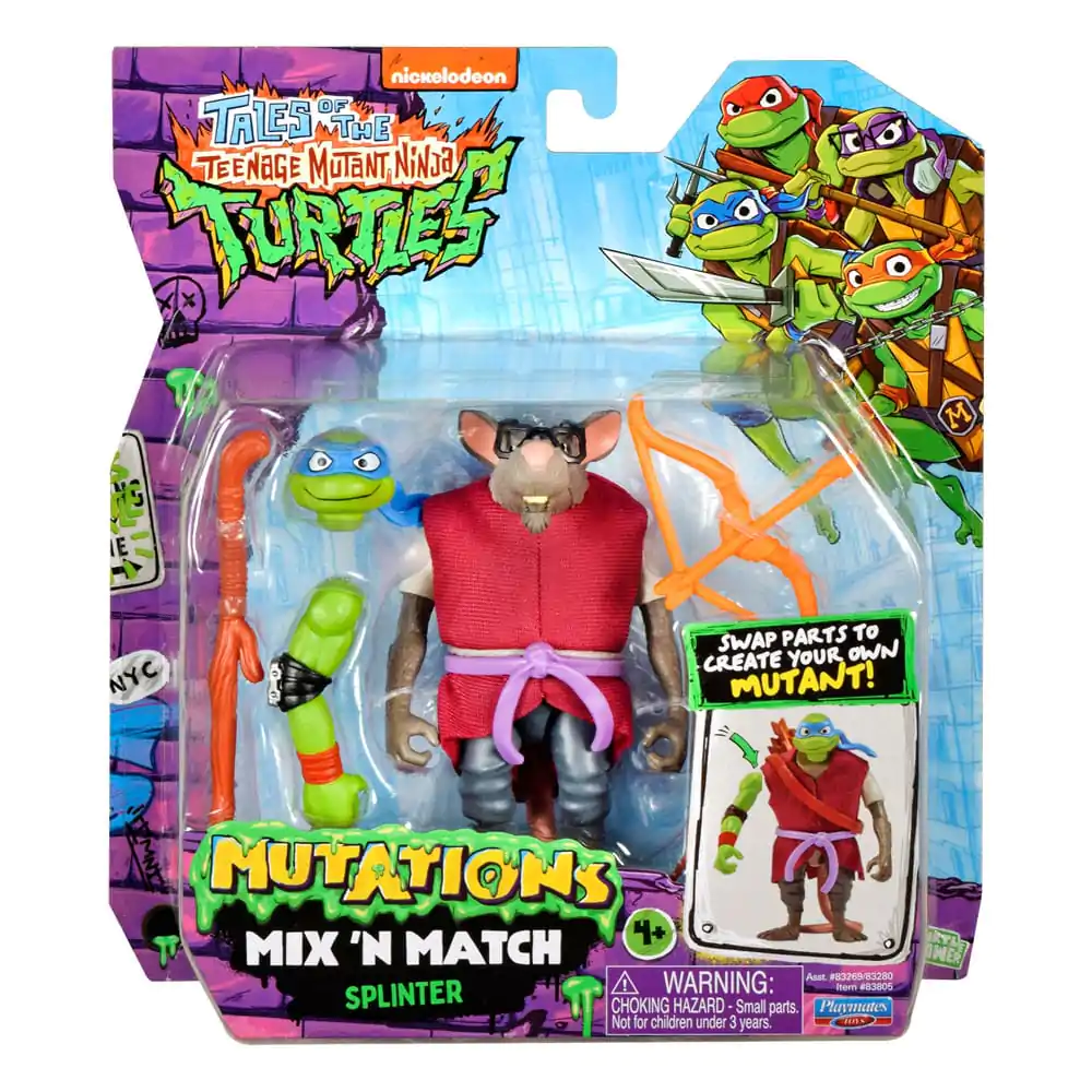 Tales of the Teenage Mutant Ninja Turtles Mix 'n Match Figurka Akcji Splinter 12 cm zdjęcie produktu