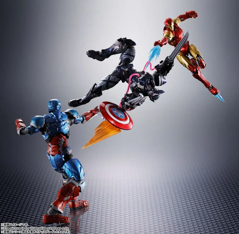 Tech-On Avengers S.H. Figuarts Figurka Akcji Venom Symbiote Wolverine 16 cm zdjęcie produktu