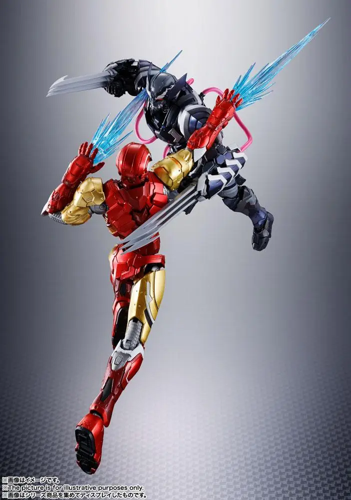 Tech-On Avengers S.H. Figuarts Figurka Akcji Venom Symbiote Wolverine 16 cm zdjęcie produktu