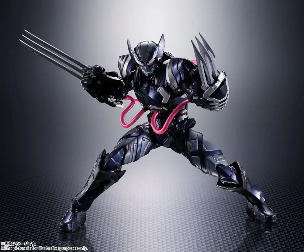 Tech-On Avengers S.H. Figuarts Figurka Akcji Venom Symbiote Wolverine 16 cm zdjęcie produktu