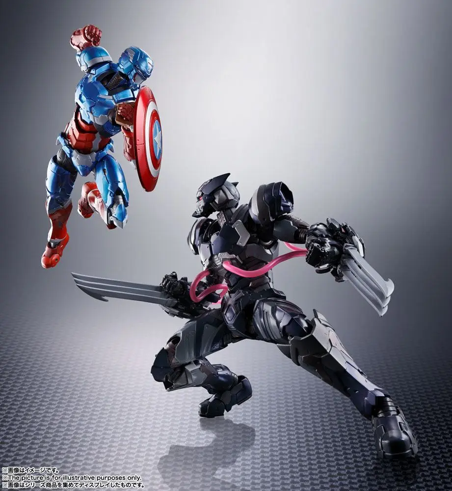 Tech-On Avengers S.H. Figuarts Figurka Akcji Venom Symbiote Wolverine 16 cm zdjęcie produktu