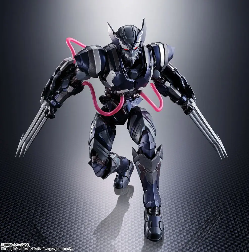 Tech-On Avengers S.H. Figuarts Figurka Akcji Venom Symbiote Wolverine 16 cm zdjęcie produktu