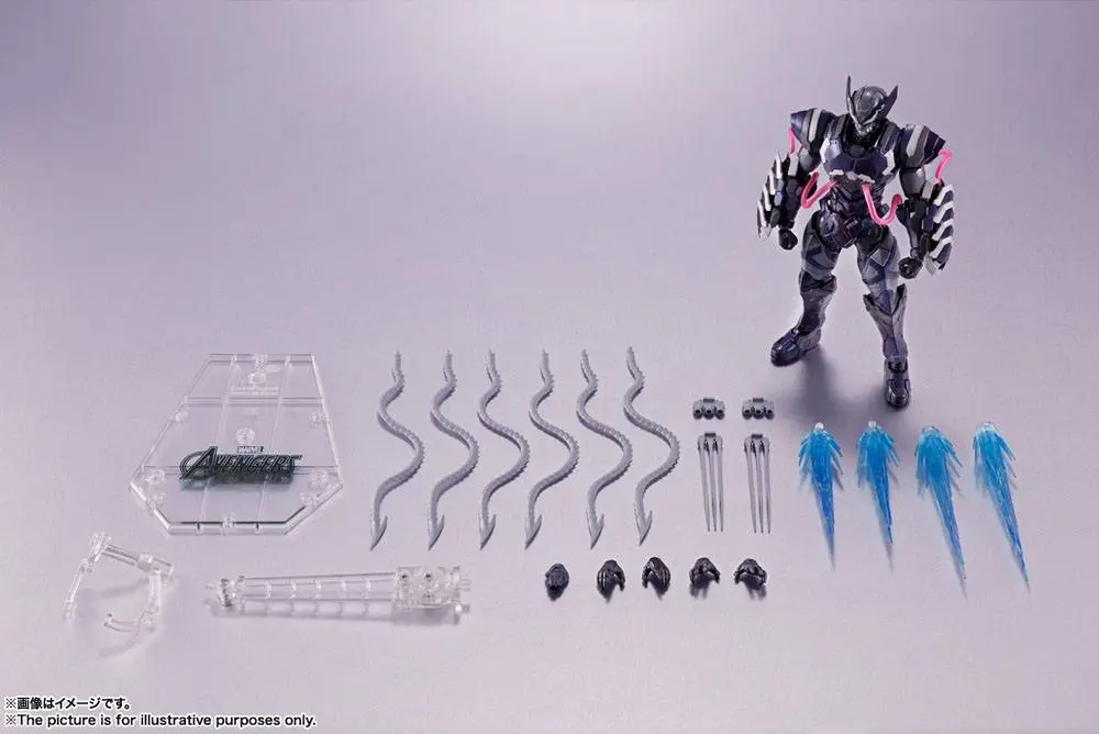 Tech-On Avengers S.H. Figuarts Figurka Akcji Venom Symbiote Wolverine 16 cm zdjęcie produktu