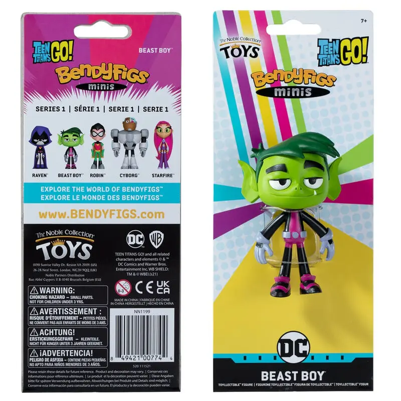 Teen Titans Go! Bendyfigs Figurka Zginana Beast Boy 9 cm zdjęcie produktu