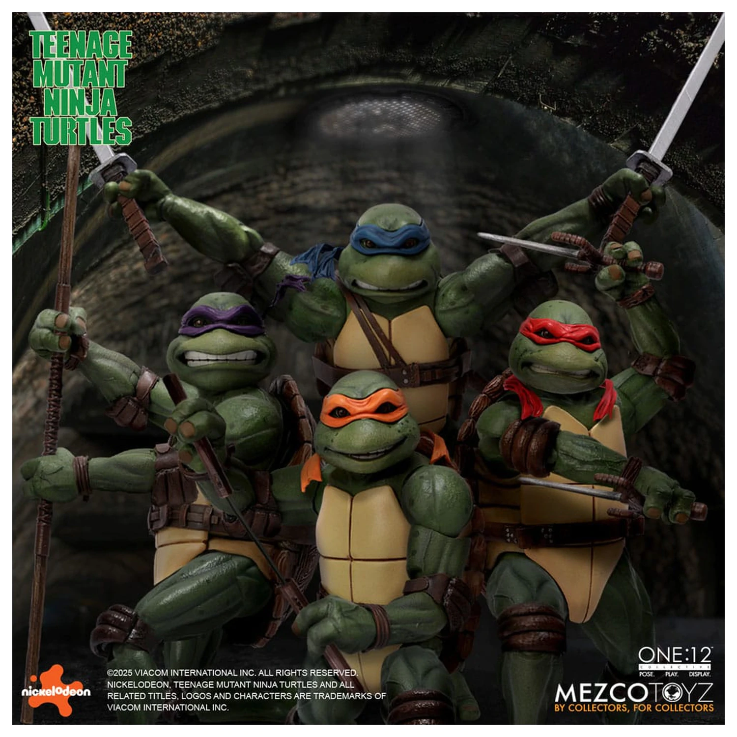 Zestaw figurek Teenage Mutant Ninja Turtles box set 1/12 Teenage Mutant Ninja Turtles (1990 Movie) 15 cm zdjęcie produktu