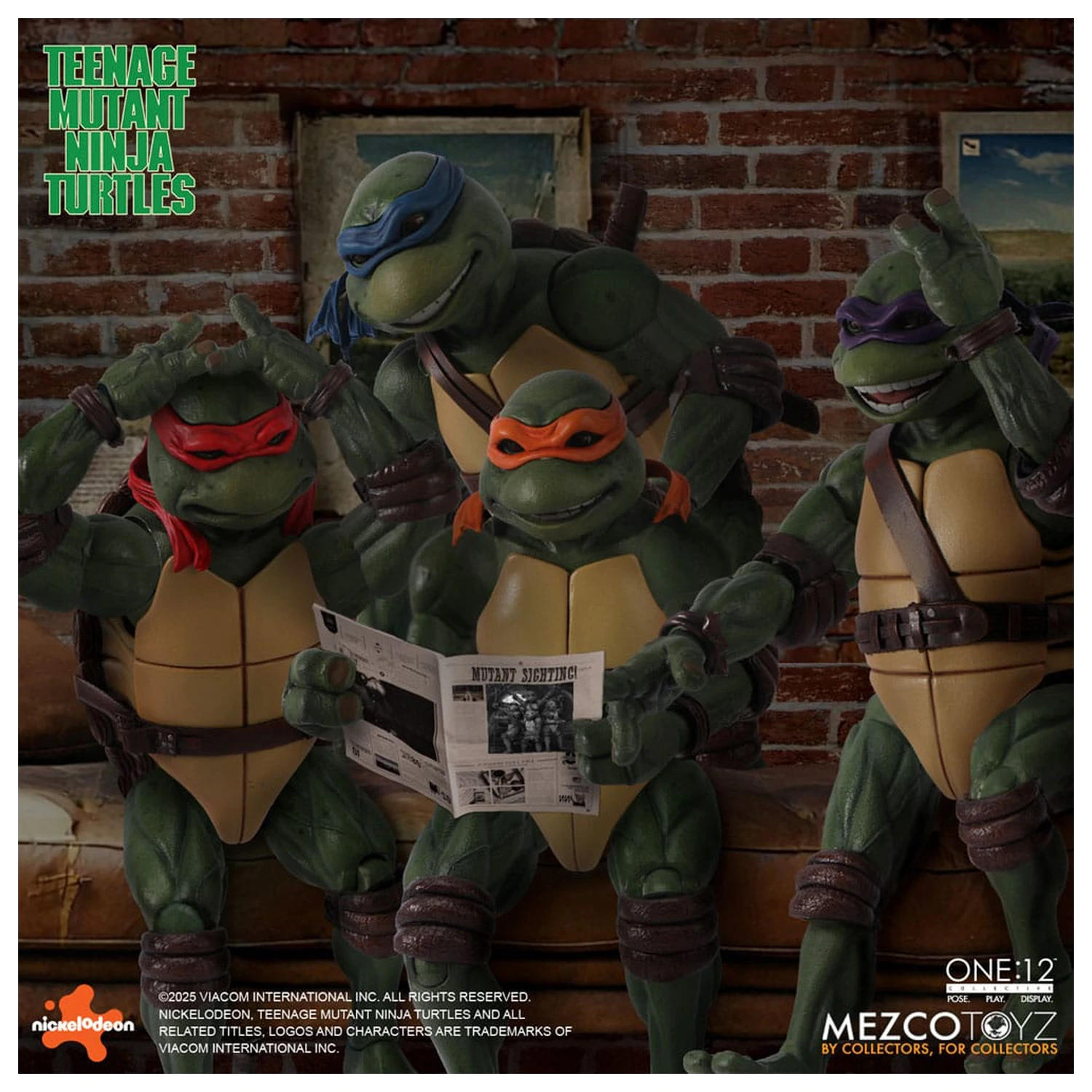 Zestaw figurek Teenage Mutant Ninja Turtles box set 1/12 Teenage Mutant Ninja Turtles (1990 Movie) 15 cm zdjęcie produktu