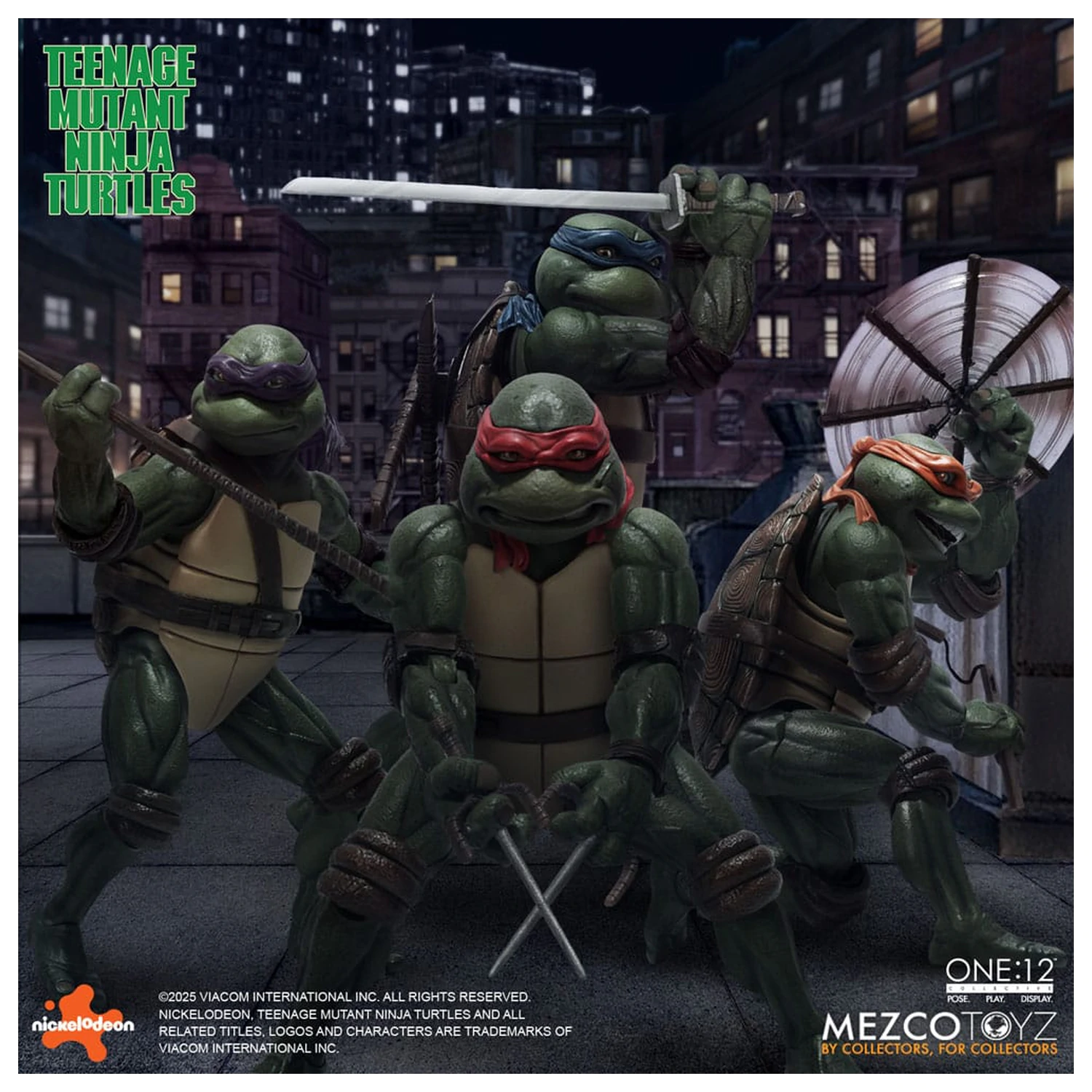 Zestaw figurek Teenage Mutant Ninja Turtles box set 1/12 Teenage Mutant Ninja Turtles (1990 Movie) 15 cm zdjęcie produktu
