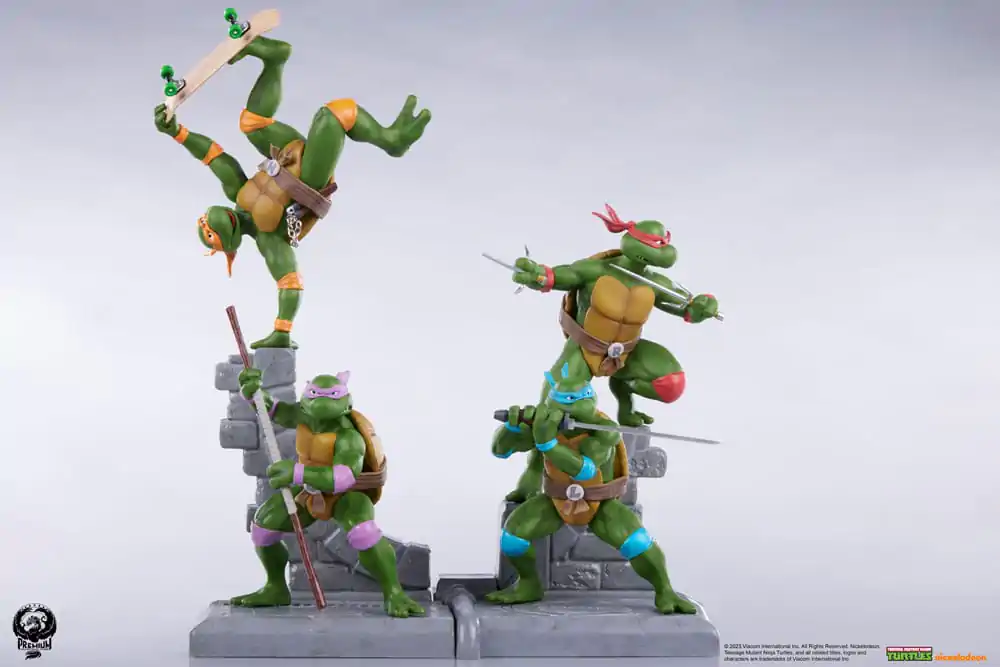Teenage Mutant Ninja Turtles Statuetka z PVC 4-pak zdjęcie produktu