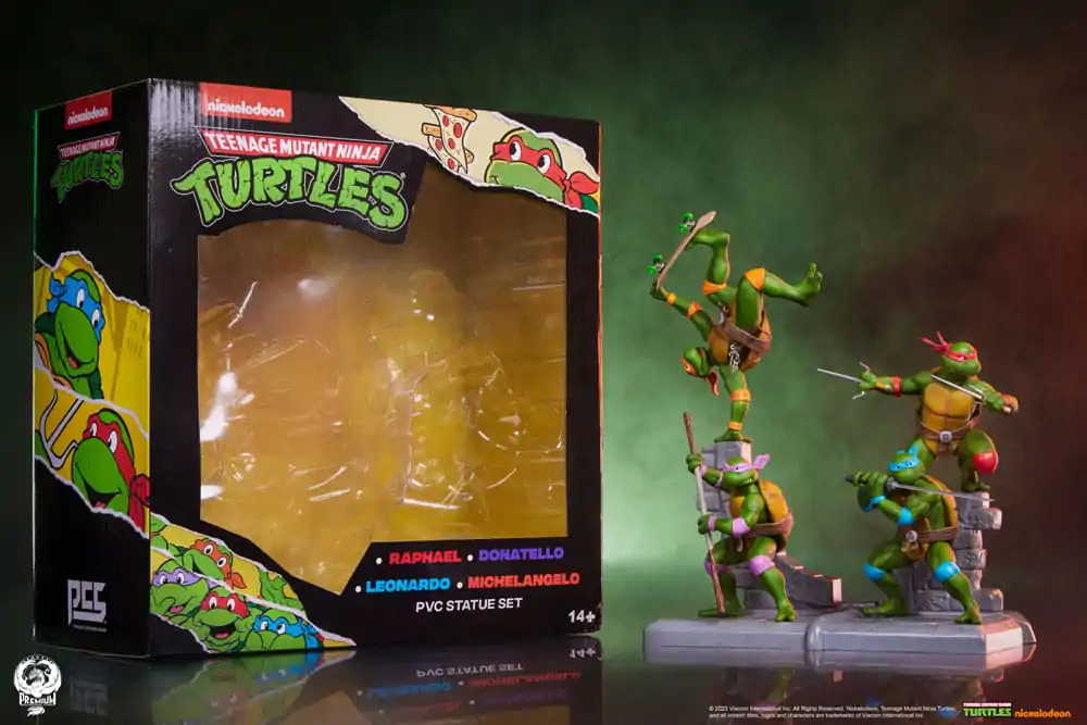 Teenage Mutant Ninja Turtles Statuetka z PVC 4-pak zdjęcie produktu