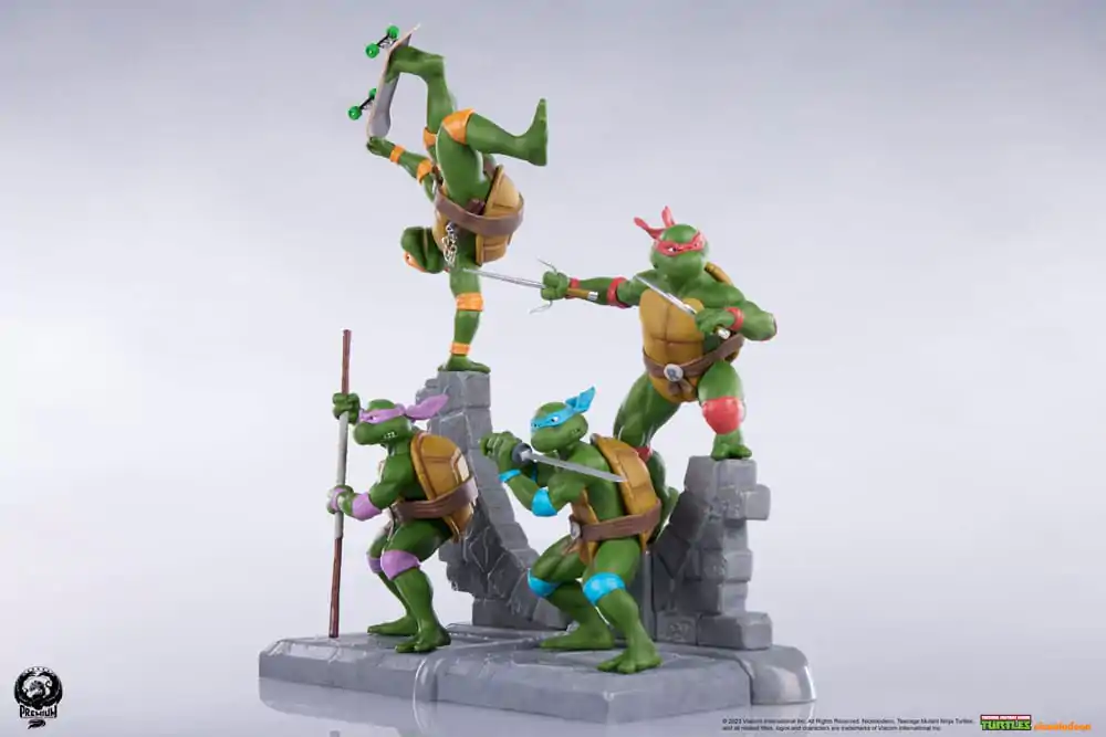 Teenage Mutant Ninja Turtles Statuetka z PVC 4-pak zdjęcie produktu