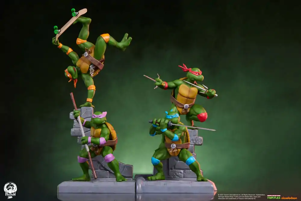 Teenage Mutant Ninja Turtles Statuetka z PVC 4-pak zdjęcie produktu
