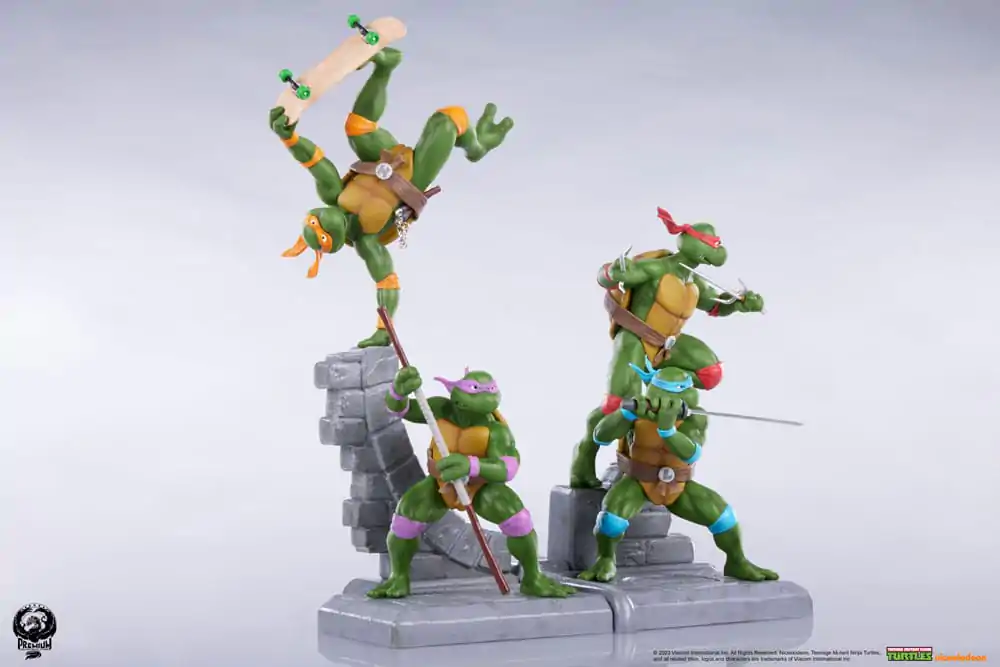 Teenage Mutant Ninja Turtles Statuetka z PVC 4-pak zdjęcie produktu