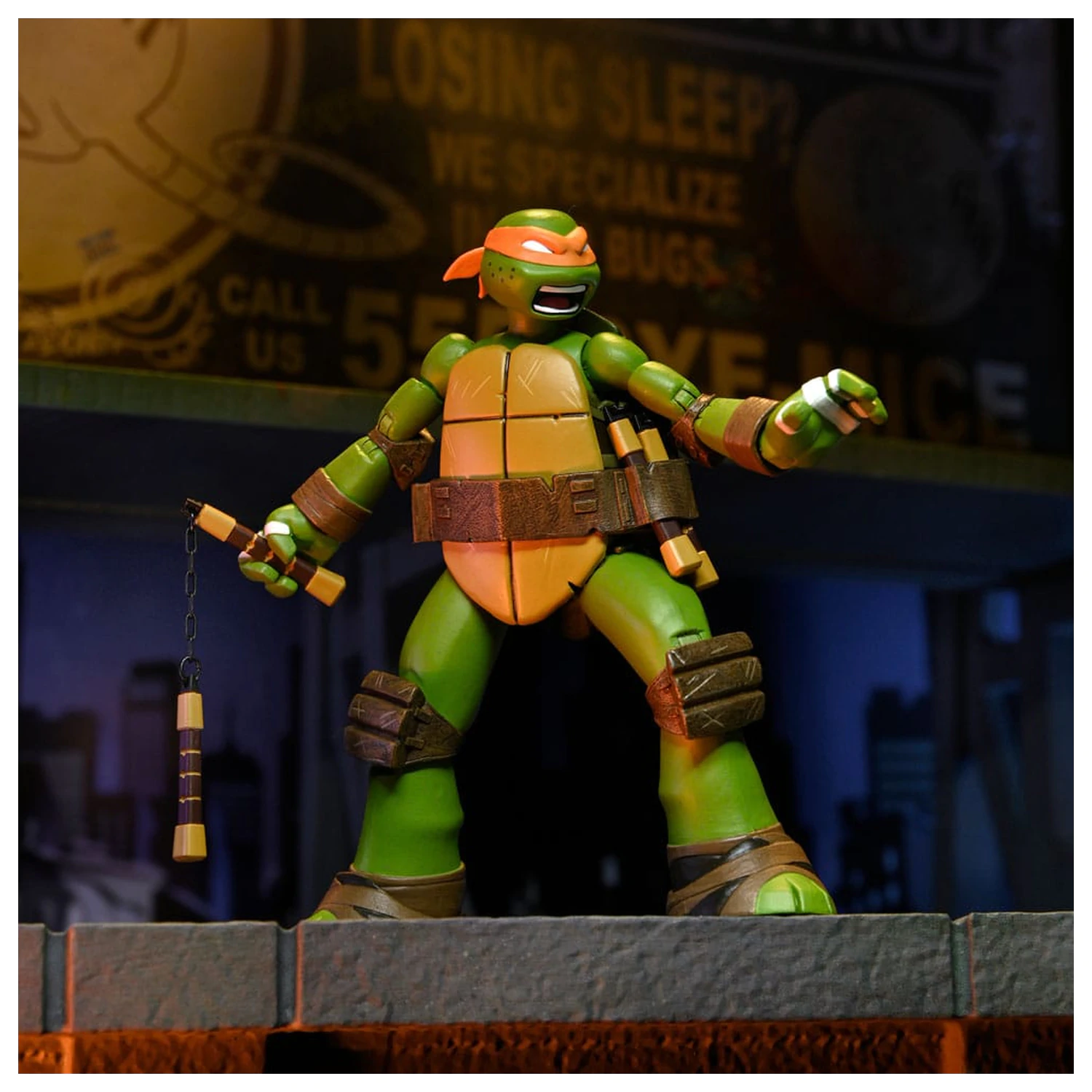 Teenage Mutant Ninja Turtles Figurka Akcji Ultimate Michelangelo 18 cm zdjęcie produktu