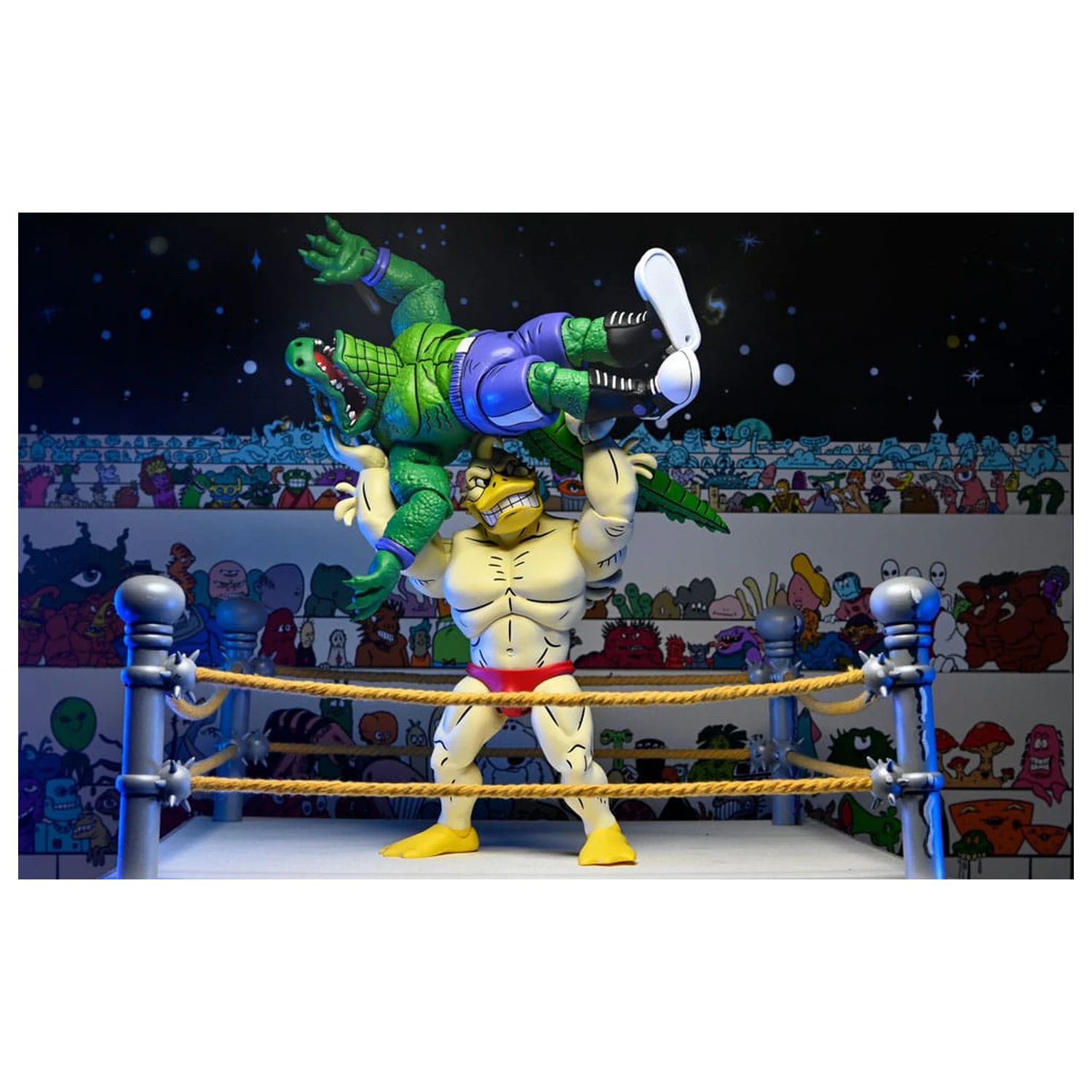 Teenage Mutant Ninja Turtles (Archie Comics) Figurka Akcji Stump Wrestling Ace Duck 18 cm zdjęcie produktu