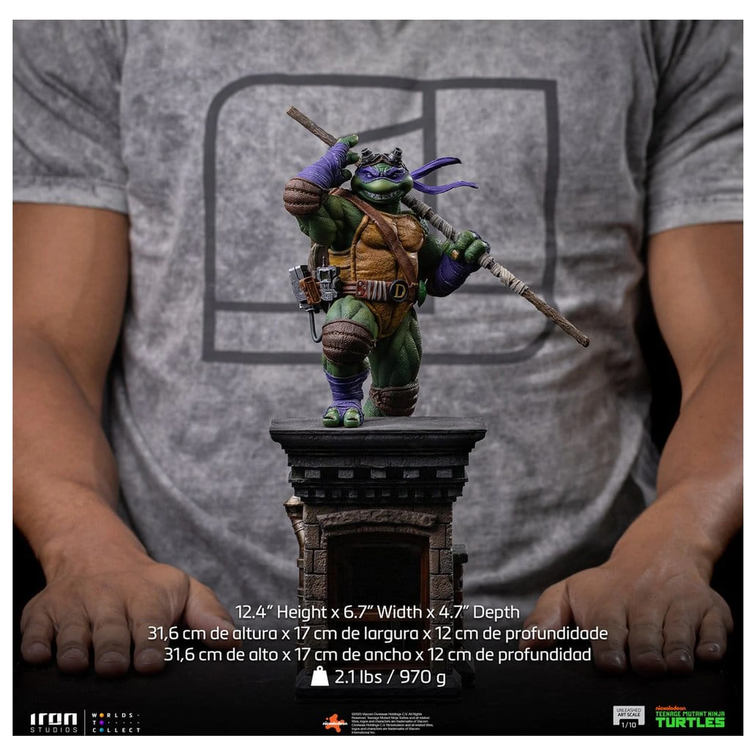 Teenage Mutant Ninja Turtles Art Scale Statua 1/10 Donatello Unleashed 32 cm zdjęcie produktu