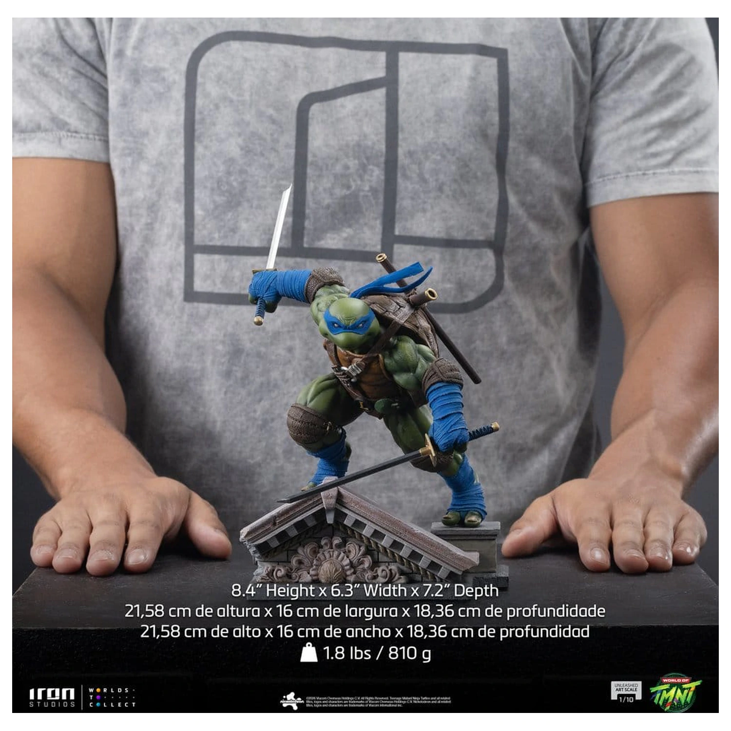 Teenage Mutant Ninja Turtles Art Scale Statua 1/10 Leonardo Unleashed 22 cm zdjęcie produktu