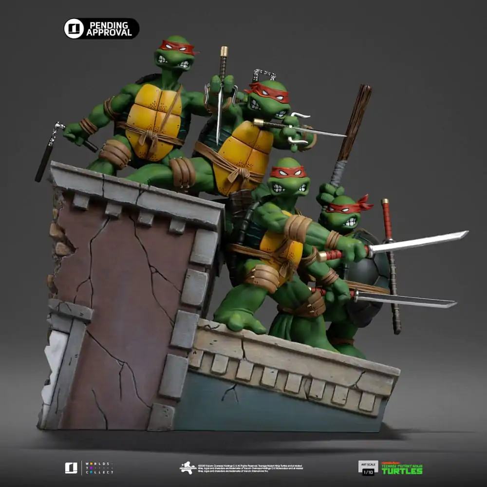Teenage Mutant Ninja Turtles Art Scale Statua 1/10 Teenage Mutant Ninja Turtles Kevin Eastman Version 24 cm zdjęcie produktu