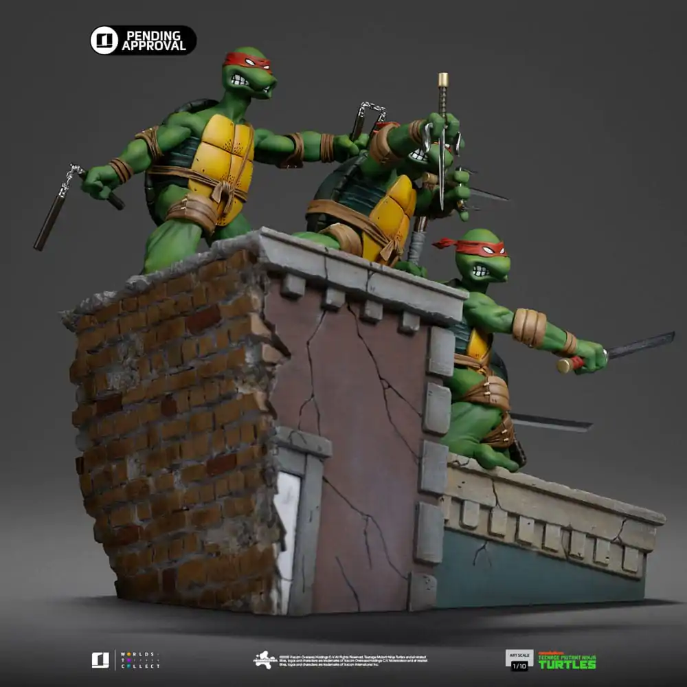 Teenage Mutant Ninja Turtles Art Scale Statua 1/10 Teenage Mutant Ninja Turtles Kevin Eastman Version 24 cm zdjęcie produktu