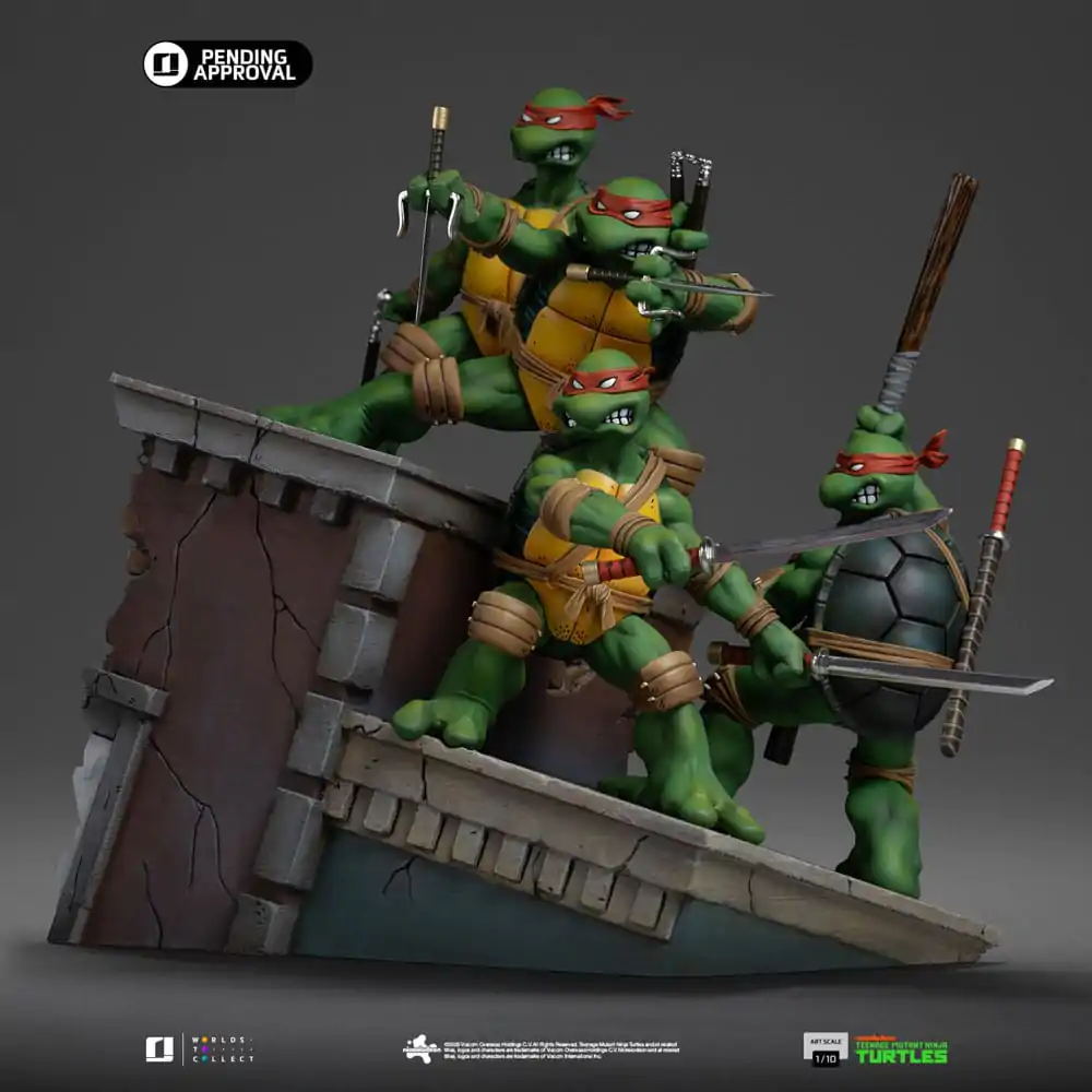 Teenage Mutant Ninja Turtles Art Scale Statua 1/10 Teenage Mutant Ninja Turtles Kevin Eastman Version 24 cm zdjęcie produktu