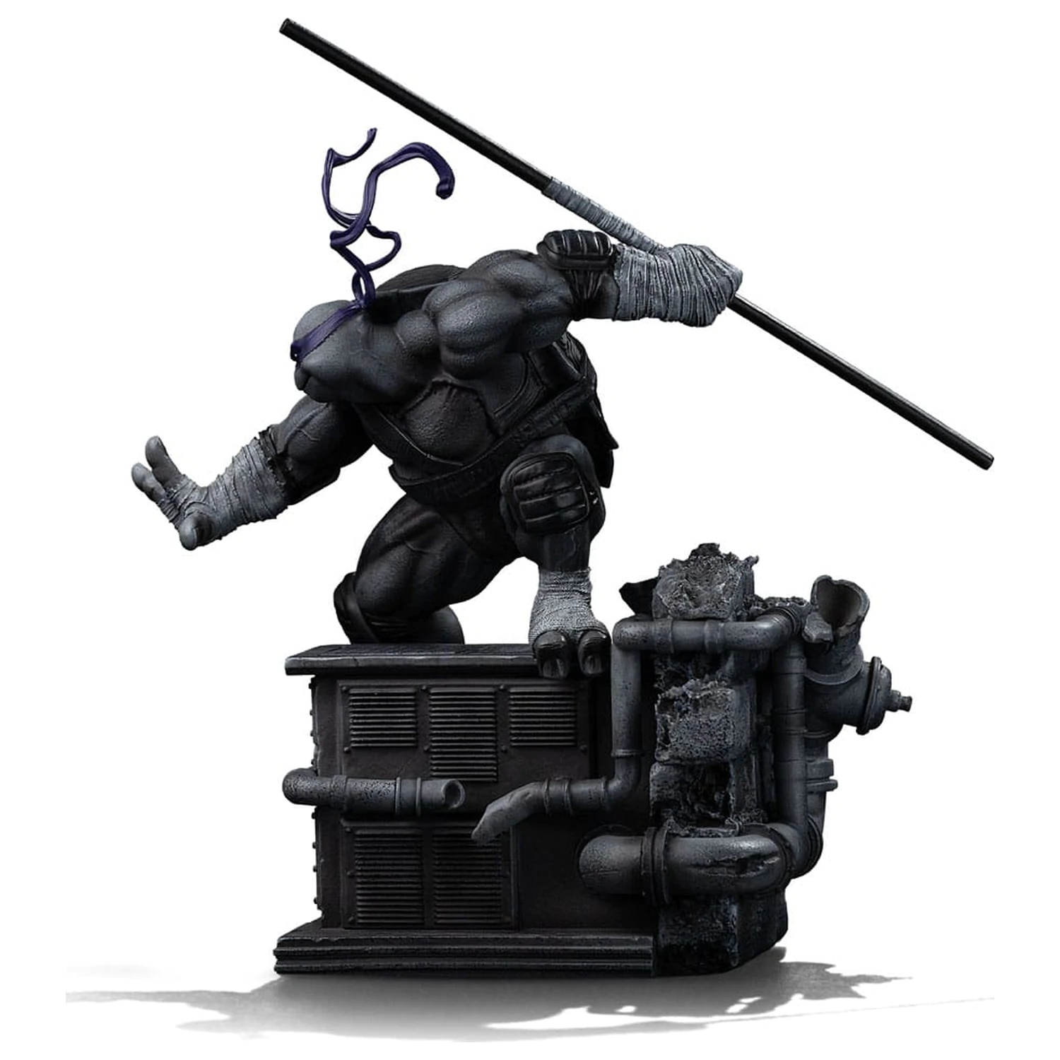 Teenage Mutant Ninja Turtles Art Scale Statua 1/10 Donatello Black and White Variant 26 cm zdjęcie produktu