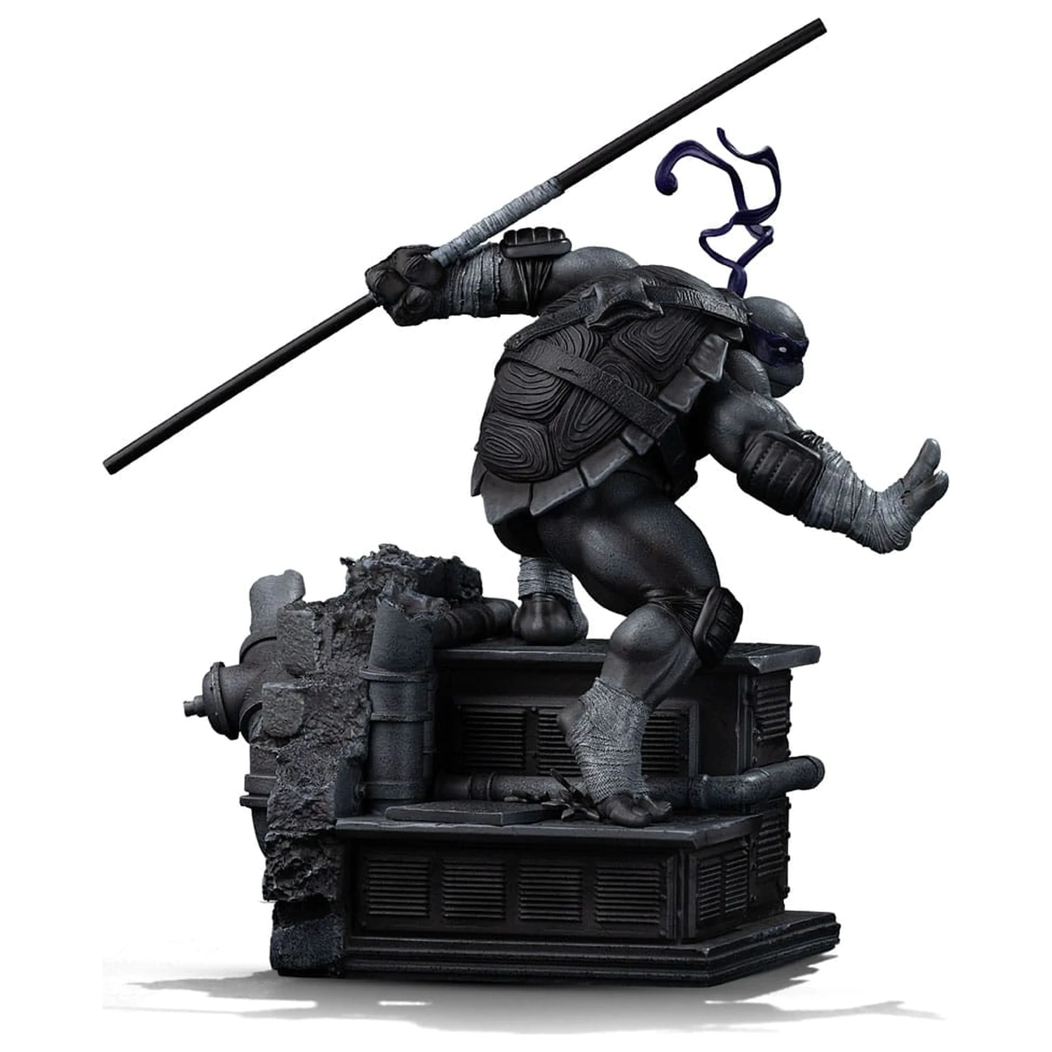 Teenage Mutant Ninja Turtles Art Scale Statua 1/10 Donatello Black and White Variant 26 cm zdjęcie produktu