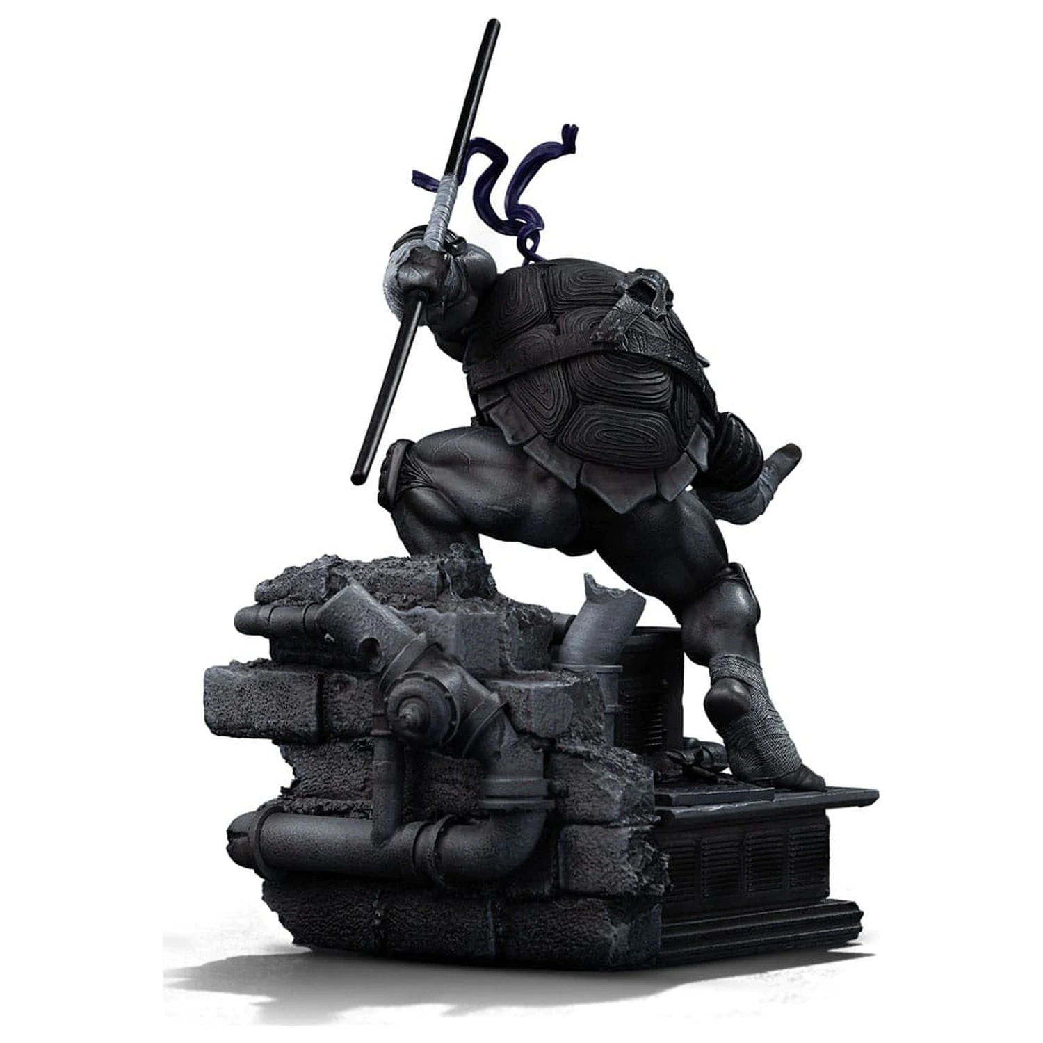 Teenage Mutant Ninja Turtles Art Scale Statua 1/10 Donatello Black and White Variant 26 cm zdjęcie produktu
