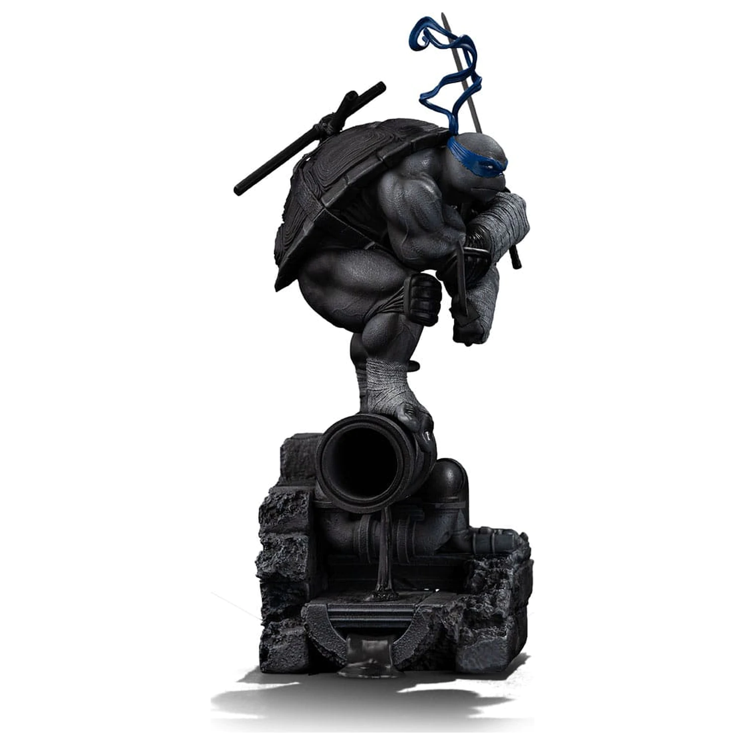 Teenage Mutant Ninja Turtles Art Scale Statua 1/10 Leonardo Black and White Variant 26 cm zdjęcie produktu