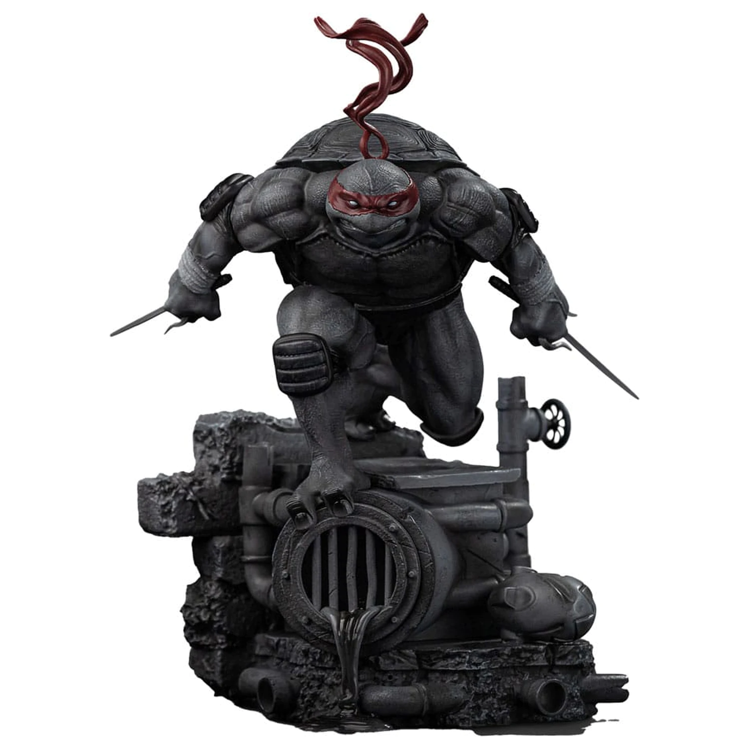 Teenage Mutant Ninja Turtles Art Scale Statua 1/10 Raphael Black and White Variant 26 cm zdjęcie produktu