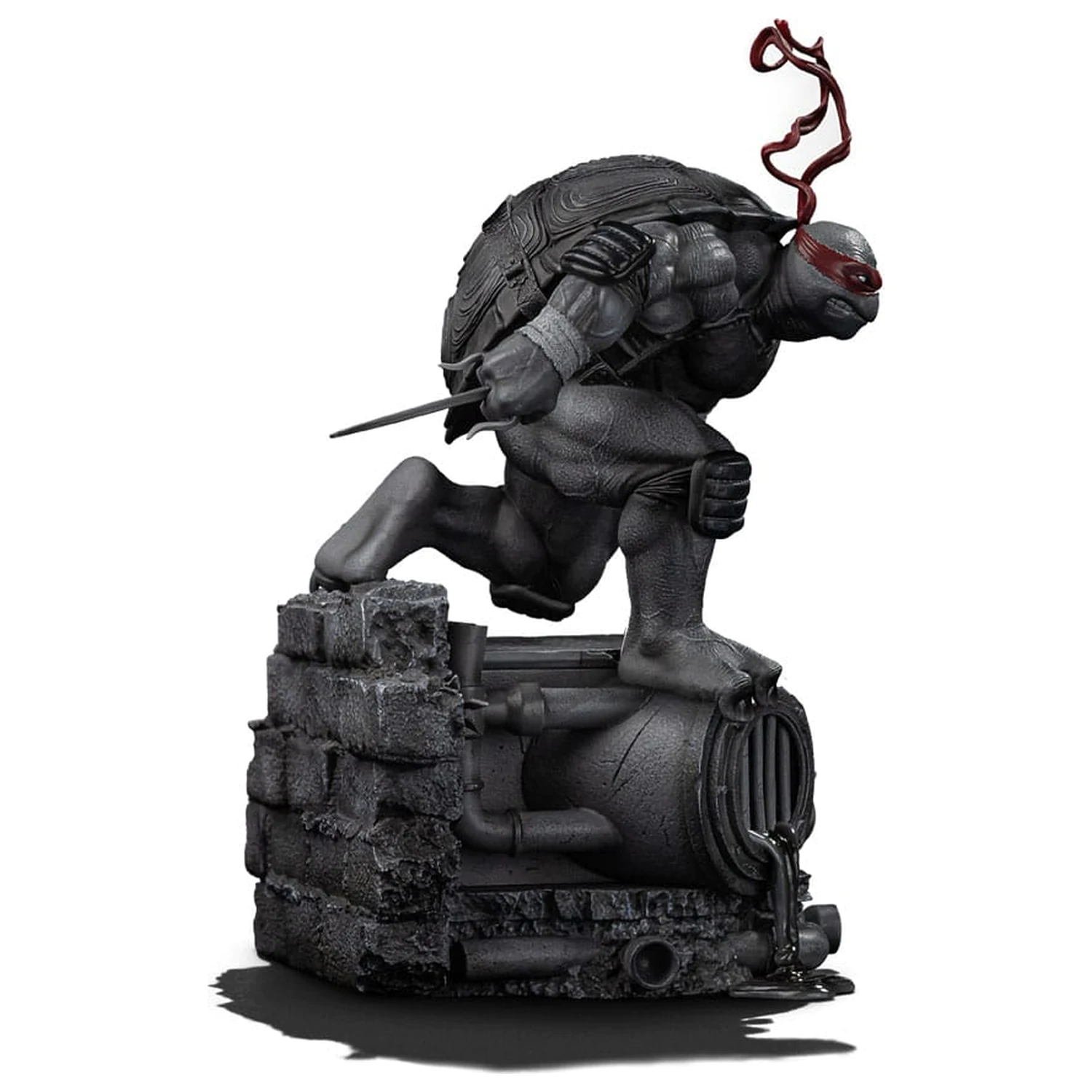 Teenage Mutant Ninja Turtles Art Scale Statua 1/10 Raphael Black and White Variant 26 cm zdjęcie produktu
