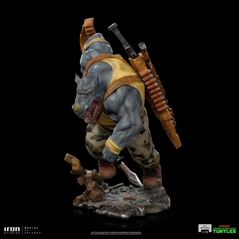 Żółwie Ninja Wojownicze Teenage Mutant Ninja Turtles BDS Art Scale Statue 1/10 Rocksteady 24 cm zdjęcie produktu