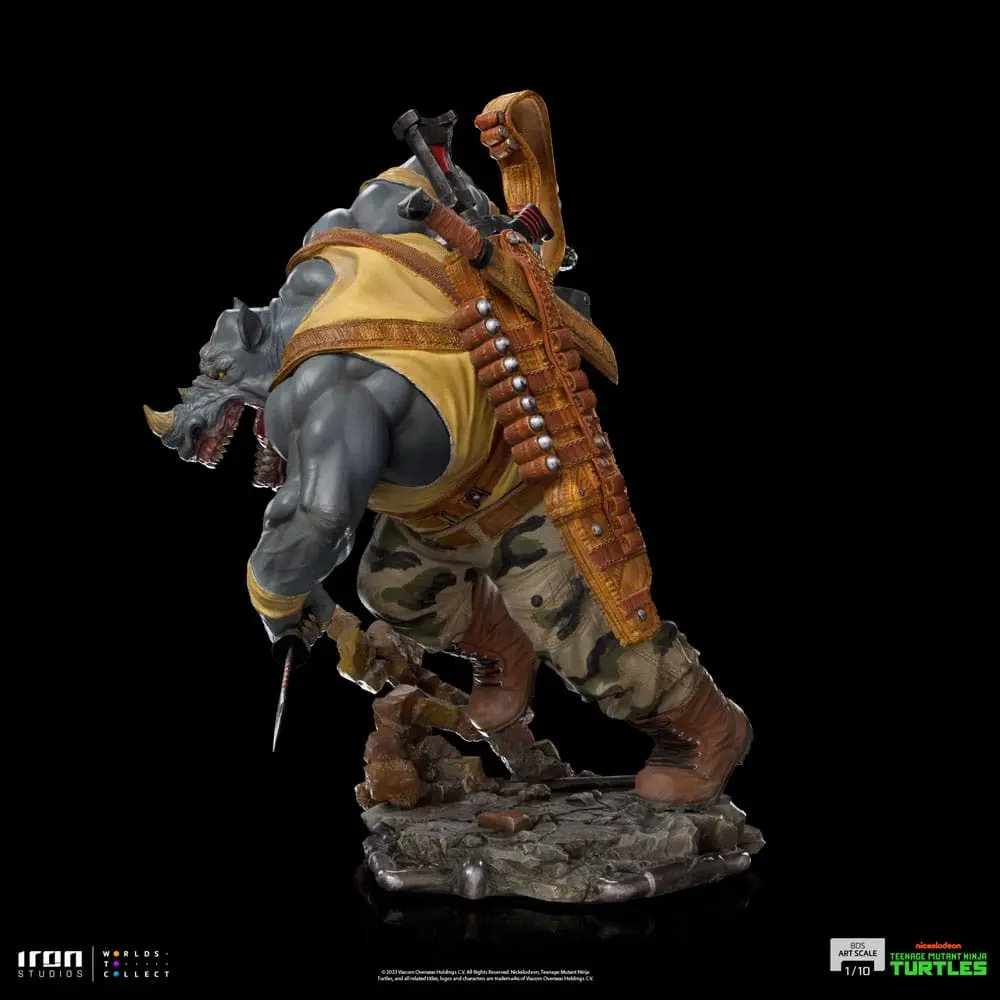 Żółwie Ninja Wojownicze Teenage Mutant Ninja Turtles BDS Art Scale Statue 1/10 Rocksteady 24 cm zdjęcie produktu