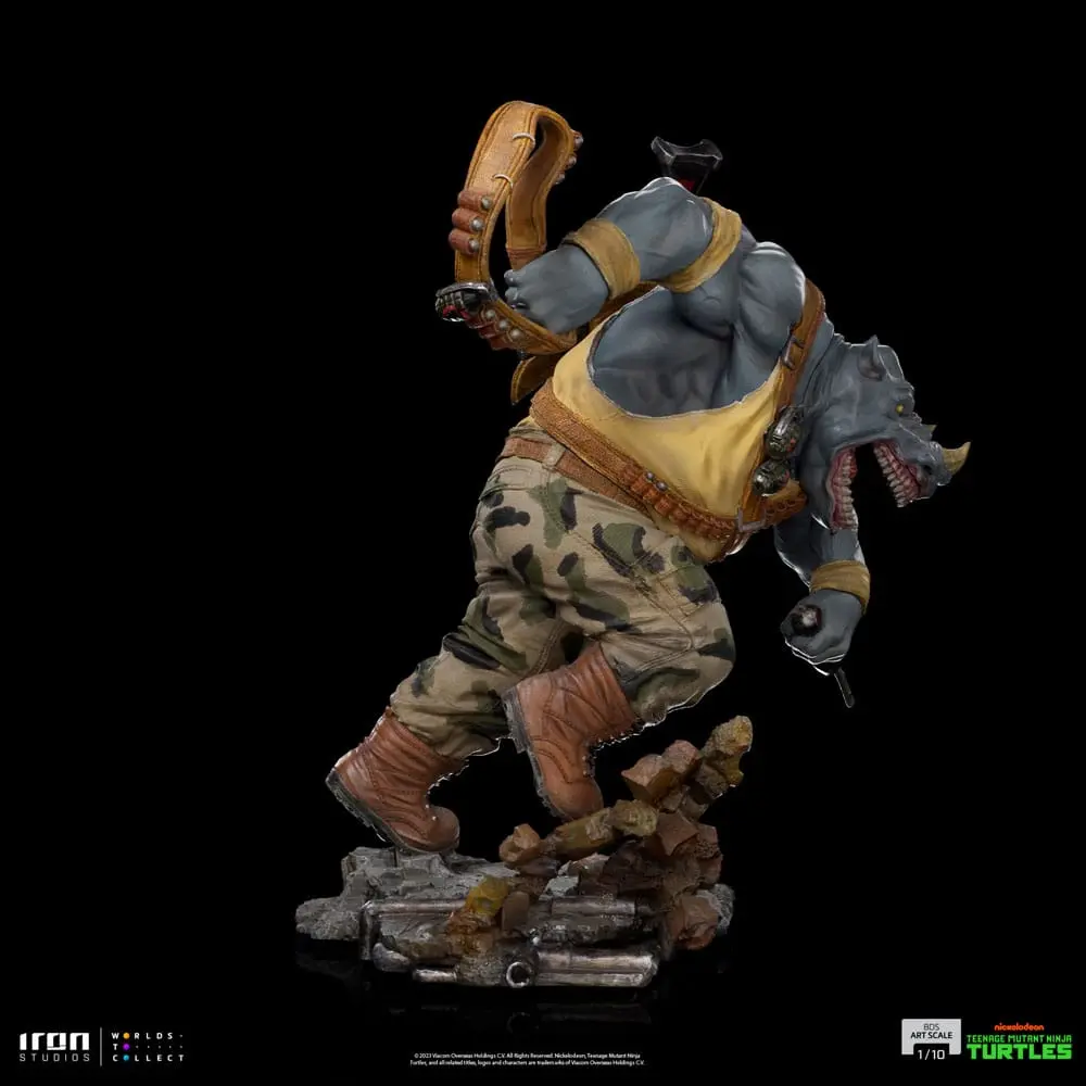 Żółwie Ninja Wojownicze Teenage Mutant Ninja Turtles BDS Art Scale Statue 1/10 Rocksteady 24 cm zdjęcie produktu