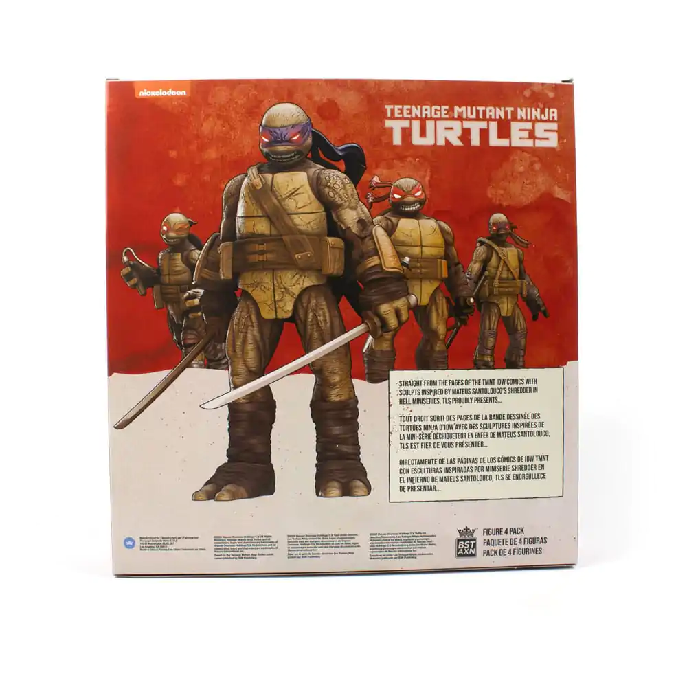 Teenage Mutant Ninja Turtles BST AXN Figurki Akcji 4-Pack Zombie Turtle (IDW Comics) 13 cm zdjęcie produktu