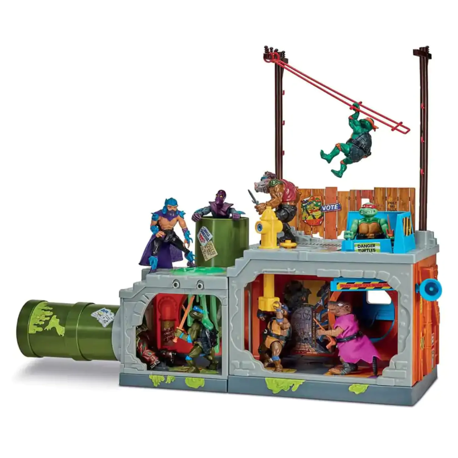 Teenage Mutant Ninja Turtles Budowanie Tajnej Pokrywy Kanalizacyjnej Zestaw do zabawy Mutant Module 30 cm zdjęcie produktu